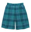画像1: Unisex Checked half casual pants Bermuda pants　 男女兼用  ユニセックス チェックハーフカジュアルパンツバミューダパンツ5分丈パンツ (1)