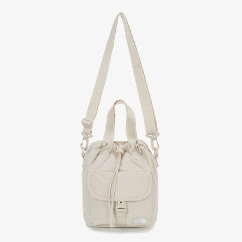 画像3: Unisex Nylon shoulder tote crossbody lightweight bag　ユニセックス男女兼用ナイロン巾着トートショルダー斜め掛けバッグ (3)