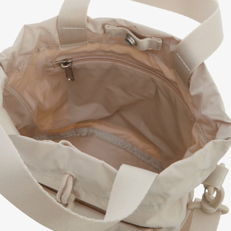 画像8: Unisex Nylon shoulder tote crossbody lightweight bag　ユニセックス男女兼用ナイロン巾着トートショルダー斜め掛けバッグ (8)