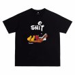 画像1: unisex mickey mouse mousetrap Print T-shirt   　ミッキーマウスマウストラップネズミ捕りプリント  半袖ラウンドネック Tシャツ ユニセックス 男女兼用 　  (1)