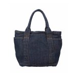 画像4: Unisex Mr. Friendly Embroidered Denim Tote Shoulder Bag　ユニセックス男女兼用ミスターフレンドリー刺繍デニムトートショルダーバッグ (4)
