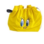 画像3: Unisex Bugs Bunny Tweety Drawstring Tote Shoulder Bag　ユニセックス男女兼用バッグスバニートゥイーティー巾着トートショルダーバッグ (3)