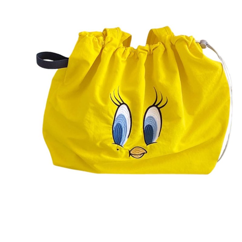 画像3: Unisex Bugs Bunny Tweety Drawstring Tote Shoulder Bag　ユニセックス男女兼用バッグスバニートゥイーティー巾着トートショルダーバッグ (3)