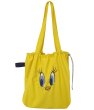 画像1: Unisex Bugs Bunny Tweety Drawstring Tote Shoulder Bag　ユニセックス男女兼用バッグスバニートゥイーティー巾着トートショルダーバッグ (1)