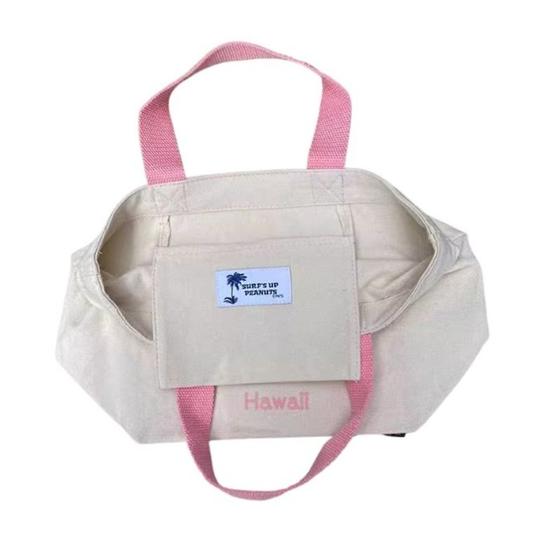 画像3: Unisex Snoopy x Hawaii Print Canvas Tote & Pouch Set　ユニセックス男女兼用スヌーピー×ハワイプリントキャンバストート＆ポーチセット (3)