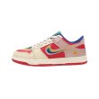 画像1: 25 Pop color Rainbow smile graphic leather lace-up sneakers 男女兼用ユニセックスポップカラー レインボースマイル ニコちゃん グラフィックレースアップレザースニーカー (1)