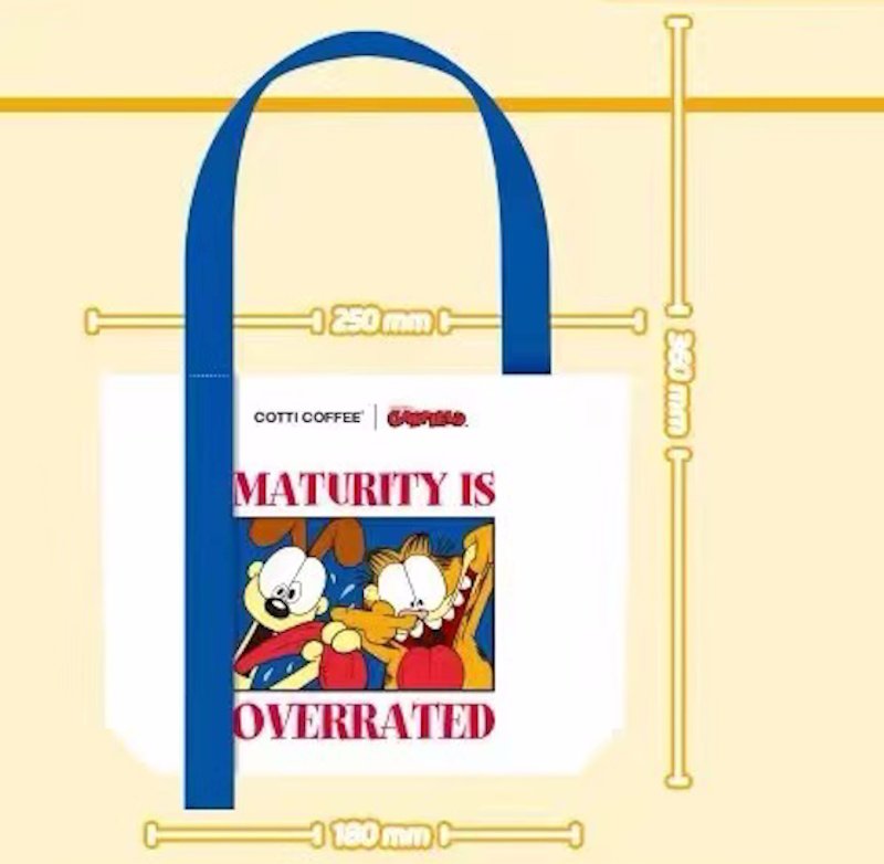 画像3: Unisex Garfield Color Handle CanvasTote Shoulder Bag　ユニセックス男女兼用ガーフィールドカラーハンドルトートショルダーバッグ (3)