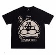 画像3: unisex  PAWCEE BULLDOG& Bones Print T-shirt   　PAWCEEブルドッグ&ボーンズプリント  半袖ラウンドネック Tシャツ ユニセックス 男女兼用 　  (3)