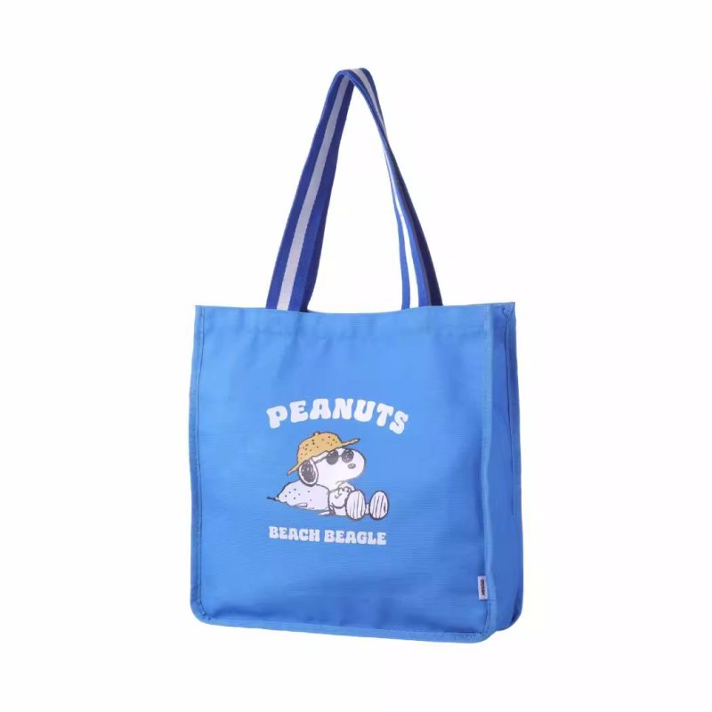画像6: Unisex Snoopy Ocean Diary Summer Vacation tote Shoulder bag 　ユニセックス男女兼用スヌーピー オーシャンダイアリーサマーバケイション キャンバストートショルダーバッグ (6)