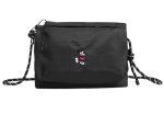 画像1: Unisex Lightweight compartment Mickey Mouse one-point embroidered shoulder tote bag　ユニセックス男女兼用軽量コンパートメントミッキーマウスワンポイント刺繍トートショルダーバッグ (1)