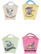 画像5: Unisex Lightweight Snoopy embroidery Dopamine ballchain tote shoulder eco shopping bag　ユニセックス男女兼用軽量スヌーピー刺繍 ドーパミンballchainトートショルダーエコショッピングバッグ (5)