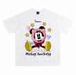 画像2: unisex Mickey Mouse x Kirby Print T-shirt   　ミッキーマウス×カービィプリント  半袖ラウンドネック Tシャツ ユニセックス 男女兼用 　  (2)