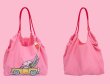 画像9: Unisex Lightweight Snoopy embroidery Dopamine ballchain tote shoulder eco shopping bag　ユニセックス男女兼用軽量スヌーピー刺繍 ドーパミンballchainトートショルダーエコショッピングバッグ (9)