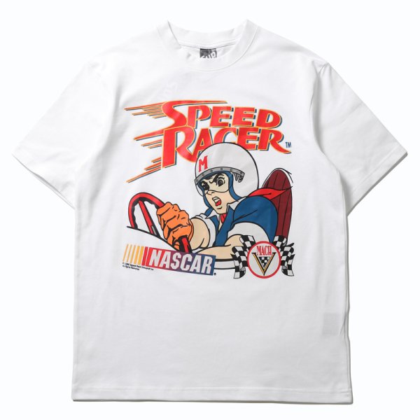 画像2: unisex SPEED RACER cartoon racing print Vintage Style Print T-shirt   スピードレーサーアニメプリントビンテージスタイルプリント  半袖ラウンドネック Tシャツ ユニセックス 男女兼用 　  (2)