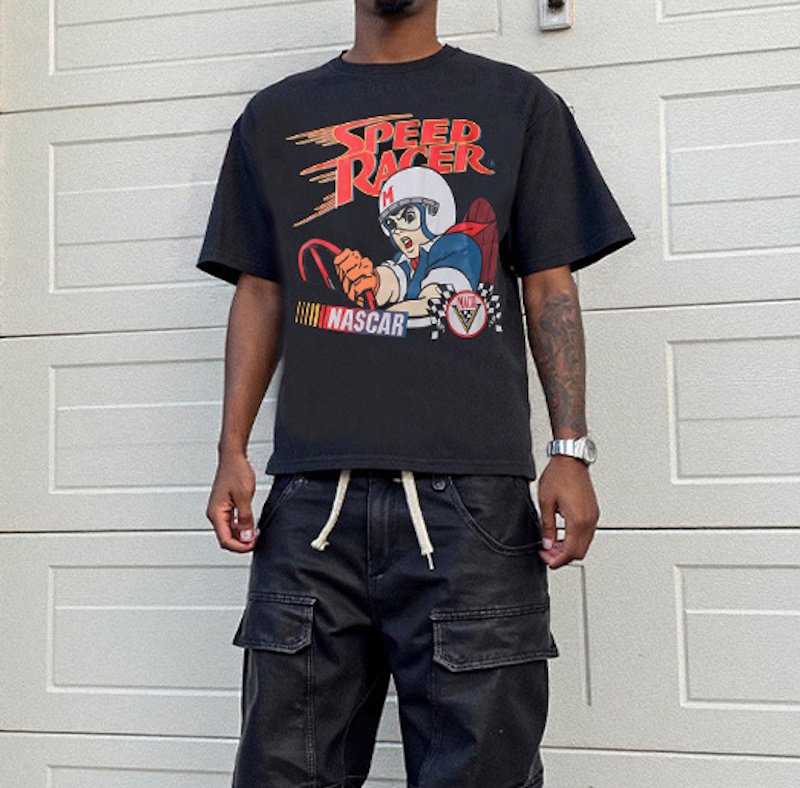 画像7: unisex SPEED RACER cartoon racing print Vintage Style Print T-shirt   スピードレーサーアニメプリントビンテージスタイルプリント  半袖ラウンドネック Tシャツ ユニセックス 男女兼用 　  (7)
