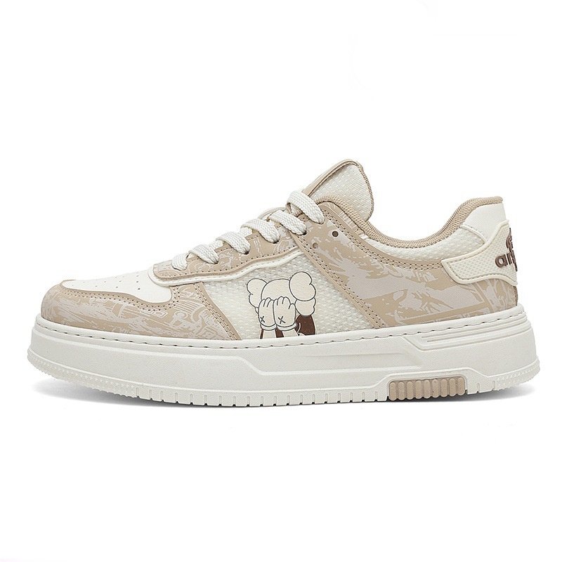 画像1: Concealed kawsmesh lace-up sneakers 男女兼用ユニセックス目隠しカウズメッシュレースアップレザースニーカー (1)
