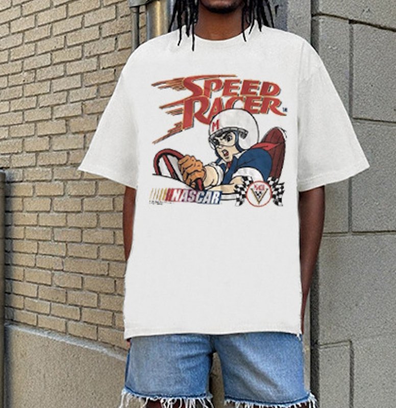 画像8: unisex SPEED RACER cartoon racing print Vintage Style Print T-shirt   スピードレーサーアニメプリントビンテージスタイルプリント  半袖ラウンドネック Tシャツ ユニセックス 男女兼用 　  (8)