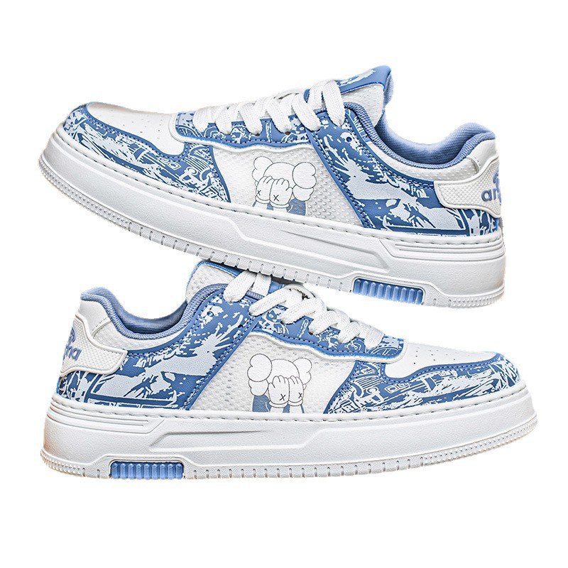 画像5: Concealed kawsmesh lace-up sneakers 男女兼用ユニセックス目隠しカウズメッシュレースアップレザースニーカー (5)