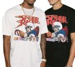 画像1: unisex SPEED RACER cartoon racing print Vintage Style Print T-shirt   　スピードレーサーアニメプリントビンテージスタイルプリント  半袖ラウンドネック Tシャツ ユニセックス 男女兼用 　  (1)