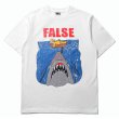 画像3: unisex FALSE Shark x Nap Homer Simpson Vintage Style Print T-shirt   　FALSEフォルスサメ×お昼寝ホーマーシンプソンビンテージスタイルプリント  半袖ラウンドネック Tシャツ ユニセックス 男女兼用 　  (3)