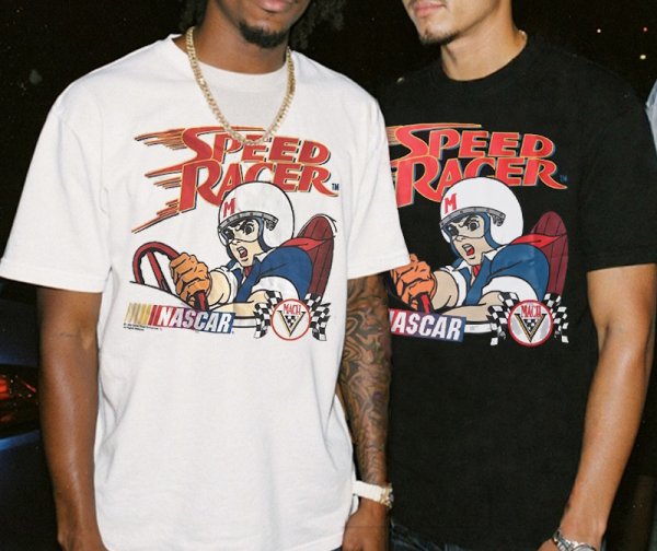 画像6: unisex SPEED RACER cartoon racing print Vintage Style Print T-shirt   スピードレーサーアニメプリントビンテージスタイルプリント  半袖ラウンドネック Tシャツ ユニセックス 男女兼用 　  (6)