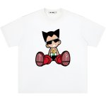 画像1: unisex Sunglasses Astro Boy Atom Print T-shirt   　サングラスアストロボーイアトムプリント  半袖ラウンドネック Tシャツ ユニセックス 男女兼用 　  (1)