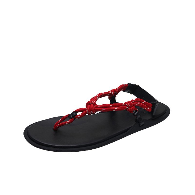画像3: Flat rope cotton cord thong cross sandals Slippers 　ロープコットンコード トングクロスフラットサンダルスリッパ (3)