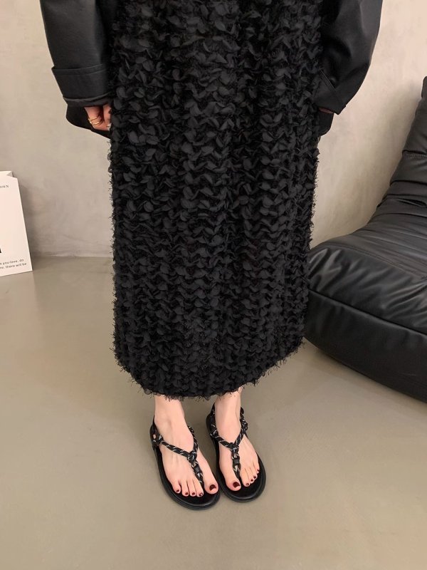 画像9: Flat rope cotton cord thong cross sandals Slippers 　ロープコットンコード トングクロスフラットサンダルスリッパ (9)