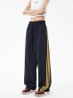 画像7: Unisex Not Swoosh logo 3line barrel leg pants ユニセックス 男女兼用 ノットスウォッシュ 3ライン スウェット バレルレッグ パンツ ジャージ (7)