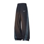 画像4: Unisex Not Swoosh logo 3line barrel leg pants ユニセックス 男女兼用 ノットスウォッシュ 3ライン スウェット バレルレッグ パンツ ジャージ (4)