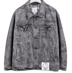 画像1: Unisex Peanuts & Snoopy Charlie Brown Graphic denim jacket G-jean  ピーナッツ&スヌーピーチャーリーブラウングラフィックペイント  デニムジャケット Gジャン (1)