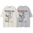 画像1: Unisex Bugs Bunny and Looney Tunes Friends Vintage Style Print T-Shirt  バッグスバニー　ルーニー・テューンズ仲間たちヴィンテージ風 プリント 半袖ラウンドネック Tシャツ ユニセックス 男女兼用 バンドT (1)