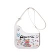 画像4: Bear Graphic Painted Leather Shoulder Tote Underarm Bag　ベアグラフィックペイントレザーショルダートートアンダーアームバッグ (4)