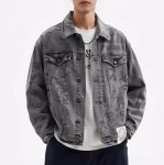 画像4: Unisex Peanuts & Snoopy Charlie Brown Graphic denim jacket G-jean  ピーナッツ&スヌーピーチャーリーブラウングラフィックペイント  デニムジャケット Gジャン (4)