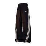 画像2: Unisex Not Swoosh logo 3line barrel leg pants ユニセックス 男女兼用 ノットスウォッシュ 3ライン スウェット バレルレッグ パンツ ジャージ (2)