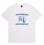 画像1: Unisex Killer Bear Print T-Shirt  キラーベア熊 プリント 半袖ラウンドネック Tシャツ ユニセックス 男女兼用  (1)