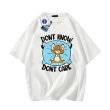 画像2: NASA x Tom and Jerry DONT KNOW DONT CARE logo round neck Tshirt ユニセックス 男女兼用 NASAナサ×トムとジェリー トム＆ジェリーDONT KNOW DONT CARE プリント Tシャツ (2)