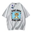 画像9: NASA x Tom and Jerry DONT KNOW DONT CARE logo round neck Tshirt ユニセックス 男女兼用 NASAナサ×トムとジェリー トム＆ジェリーDONT KNOW DONT CARE プリント Tシャツ (9)
