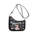 画像5: Bear Graphic Painted Leather Shoulder Tote Underarm Bag　ベアグラフィックペイントレザーショルダートートアンダーアームバッグ (5)