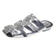 画像2: Women flat bowknot  leather French half slippers baotou mules sandals  フラットボウ リボン 3段 蝶結び サンダル ミュール スリッパ  (2)