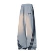 画像3: Unisex Not Swoosh logo 3line barrel leg pants ユニセックス 男女兼用 ノットスウォッシュ 3ライン スウェット バレルレッグ パンツ ジャージ (3)