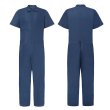 画像3: Unisex Cotton short-sleeved Jumpsuit overalls ユニセックス コットン 半袖 オーバーオール つなぎ ジャンプスーツ (3)