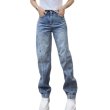 画像5: Unisex Vintage Wash barrel wide leg Denim pants Tom and Jerry Mickey patchJeans ユニセックス 男女兼用  逆さデザイン ヴィンテージウォッシュ トムとジェリー ミッキー ワッペン付きバレルレッグ デニム パンツ ジーンズ (5)