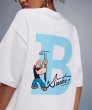 画像12: Unisex Popeye BEASTER poppy print T-Shirt   ポパイビースター プリント 半袖ラウンドネック Tシャツ ユニセックス 男女兼用 バンドT (12)