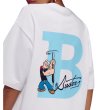 画像2: Unisex Popeye BEASTER poppy print T-Shirt   ポパイビースター プリント 半袖ラウンドネック Tシャツ ユニセックス 男女兼用 バンドT (2)
