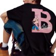 画像1: Unisex Popeye BEASTER poppy print T-Shirt   ポパイビースター プリント 半袖ラウンドネック Tシャツ ユニセックス 男女兼用 バンドT (1)