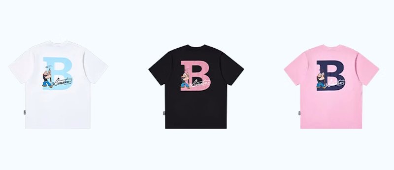 画像4: Unisex Popeye BEASTER poppy print T-Shirt   ポパイビースター プリント 半袖ラウンドネック Tシャツ ユニセックス 男女兼用 バンドT (4)