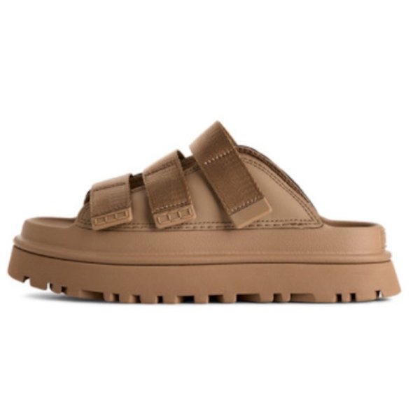 画像1: Velcro thick sole Golden Star high slide sandals sandal slippers　ベルクロ厚底プラットホームゴールデンスターハイスライドサンダルスリッパ (1)