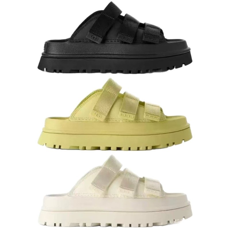 画像7: Velcro thick sole Golden Star high slide sandals sandal slippers ベルクロ厚底プラットホームゴールデンスターハイスライドサンダルスリッパ (7)