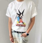 画像5: Unisex Rock Star Mickey Mouse print T-Shirt   ロックスターミッキーマウス プリント 半袖ラウンドネック Tシャツ ユニセックス 男女兼用 バンドT (5)